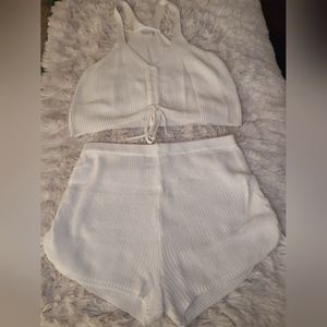 Crochet Hot Girl Short set